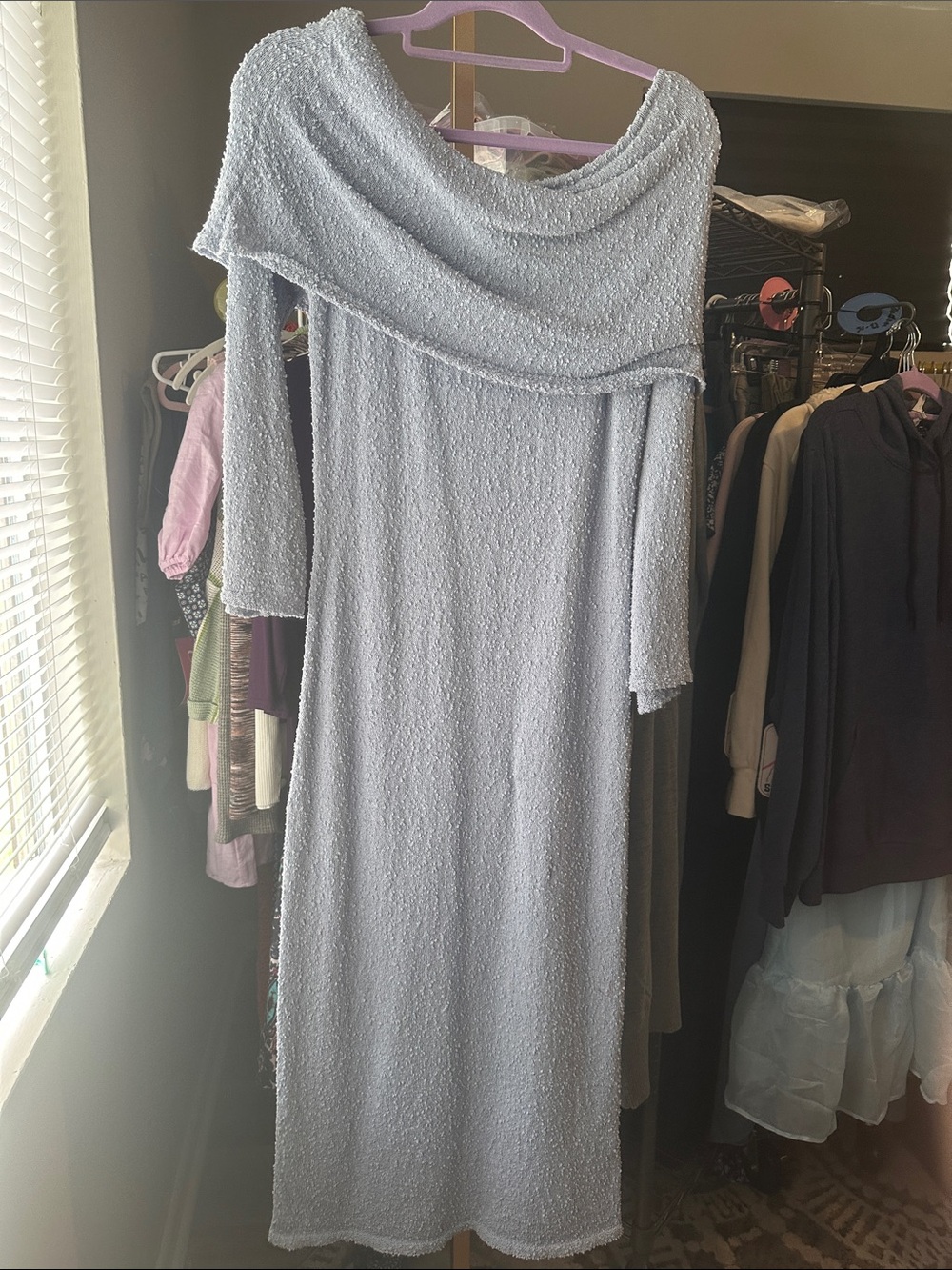Knitted form fitting dress